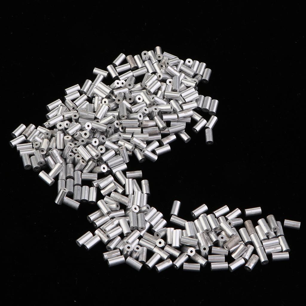 Leader Line - Fishing Wire Leader Crimps Aluminum Connector