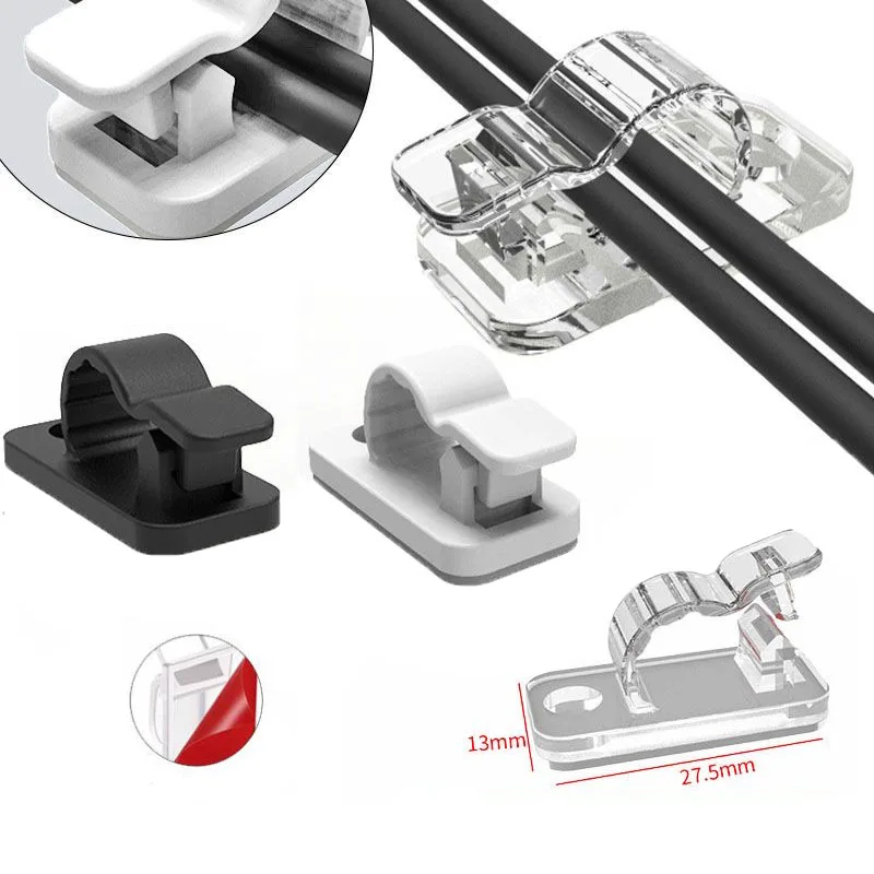 Tippet Line - 10/50PCS Cable Organizer Clips Cable Management