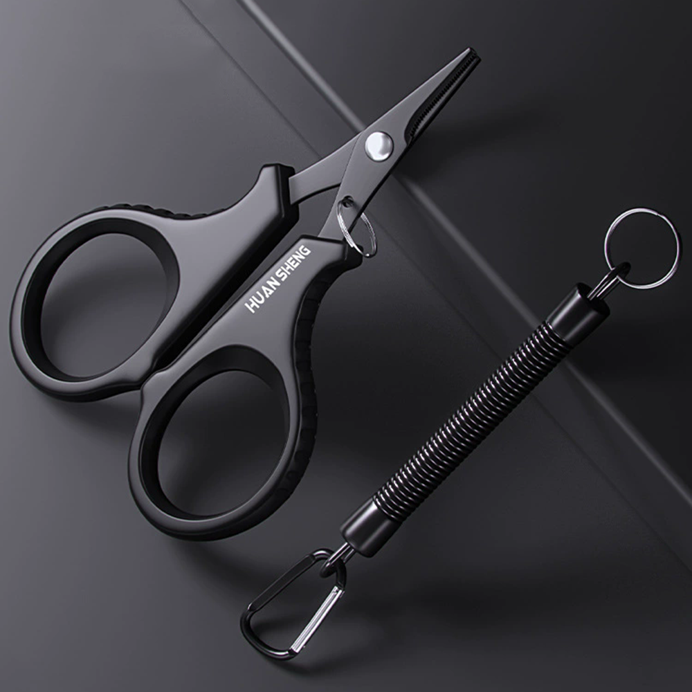 Fishing Line Cutter - 1set Titanium Coating Stainless Steel Fishing