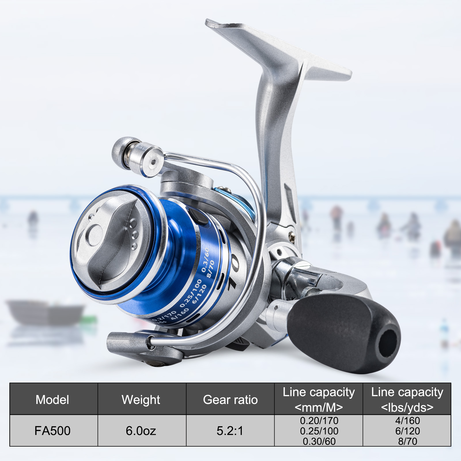 Goture New Ice Fishing Reels W - Ice Fishing Line recension och pris