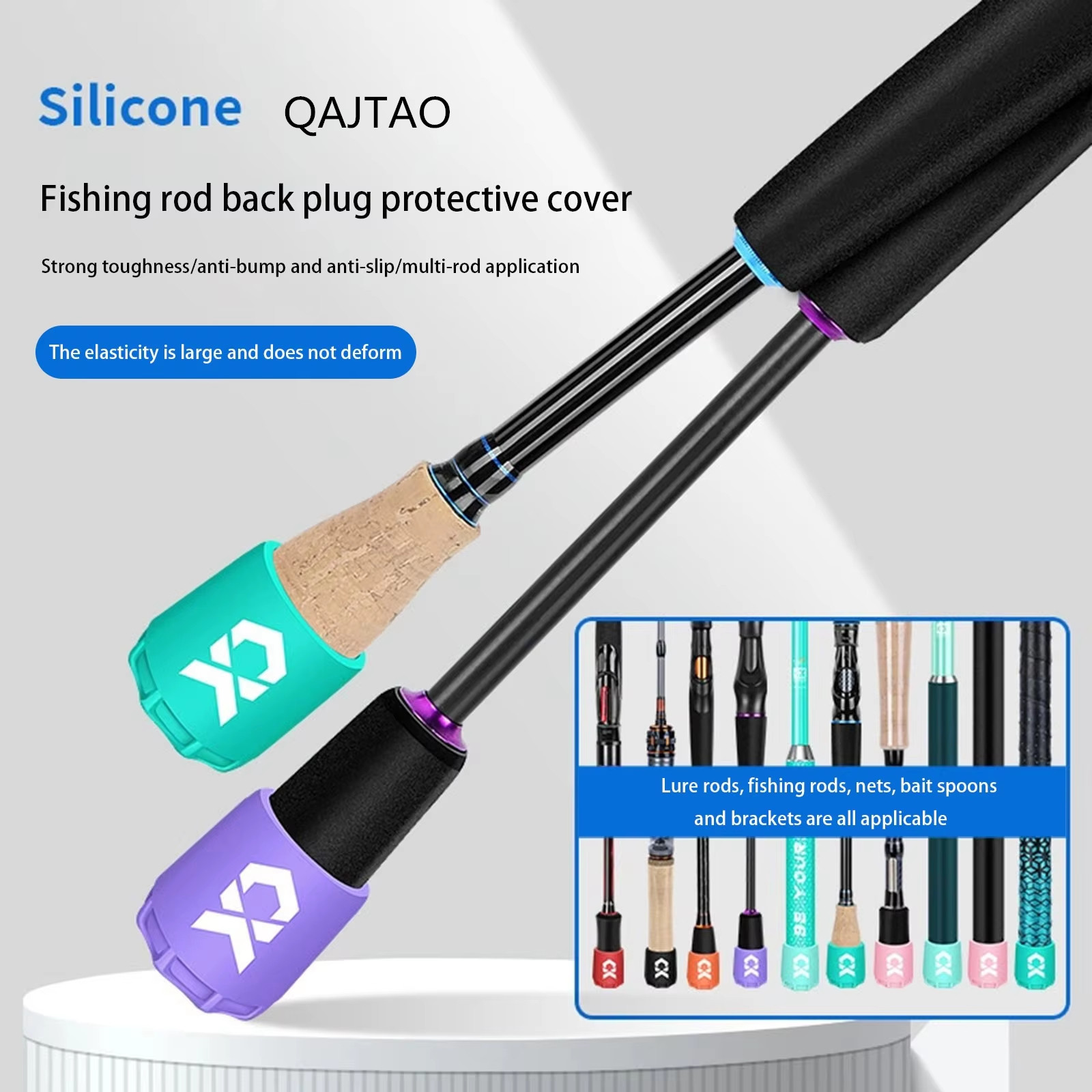 Silicone Fishing Rod End Cap P - Fishing Line Box recension och pris