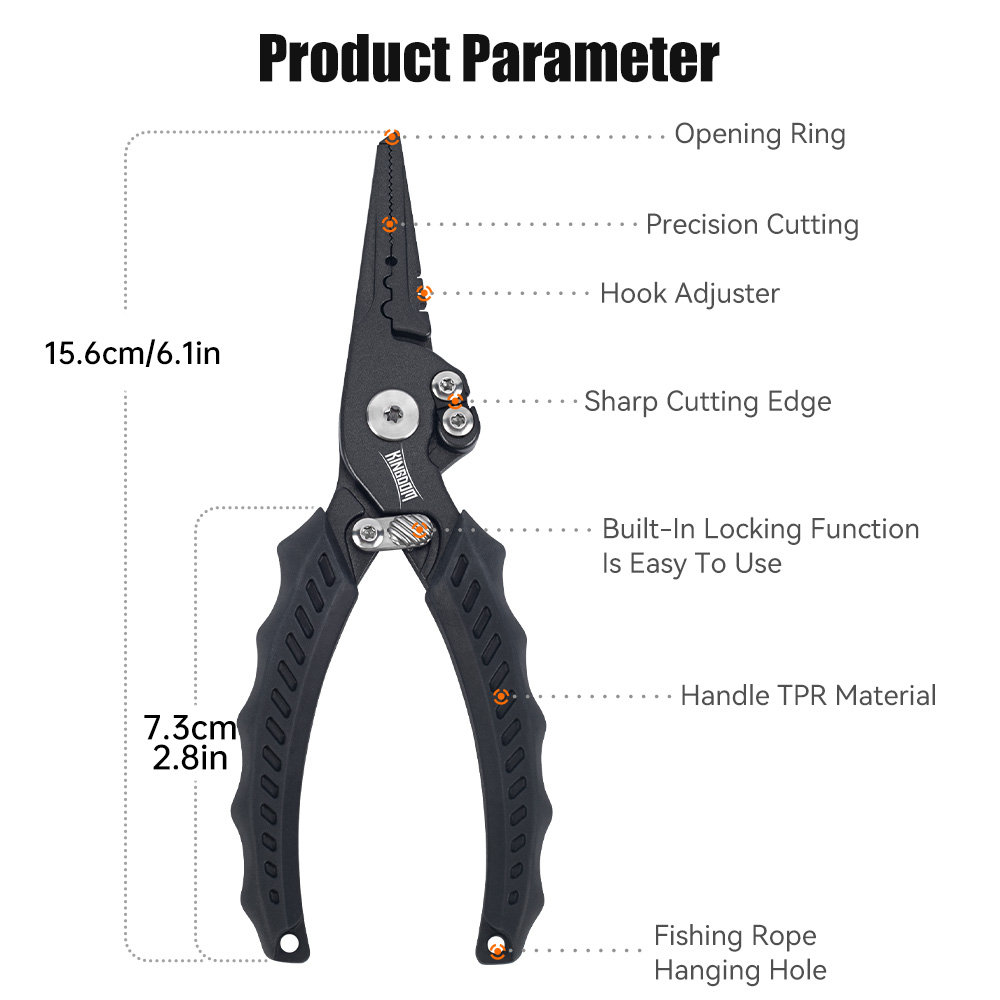 Kingdom Fishing Pliers Multifu - Fishing Line Cutter recension och pris