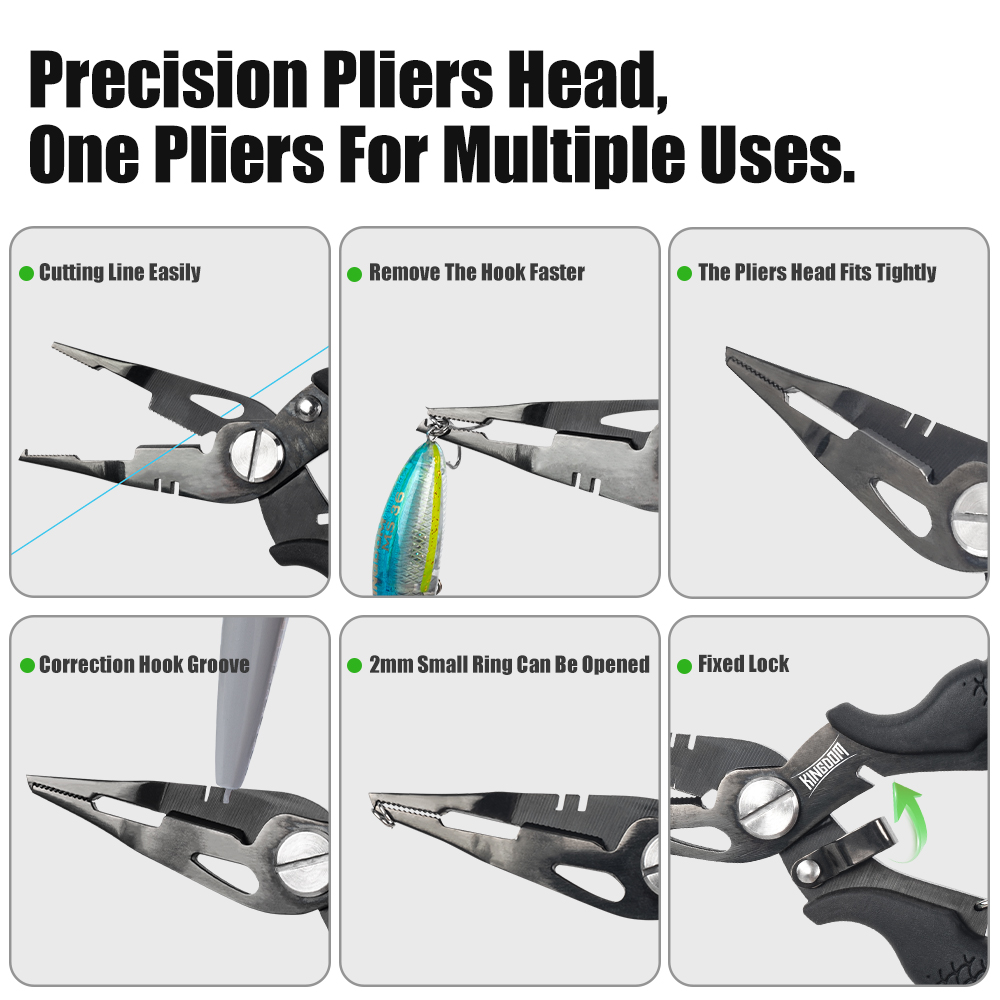 Kingdom Fishing Pliers Multifu - Fishing Line Cutter recension och pris