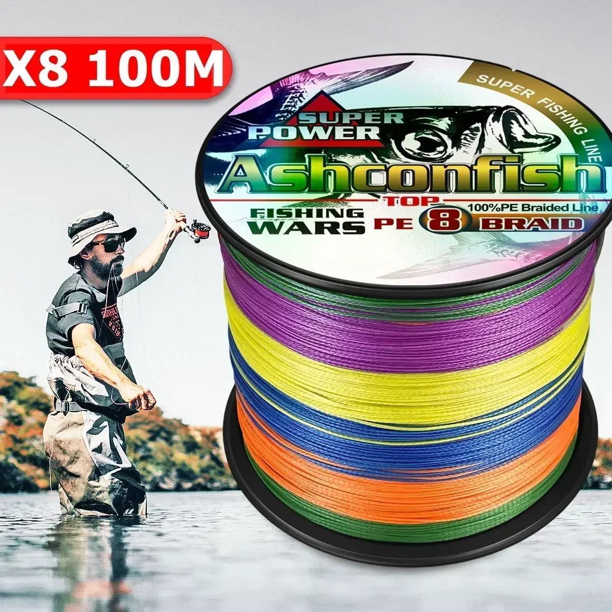 Ashconfish X8 Upgrade Braid Fi - Ice Fishing Line recension och pris