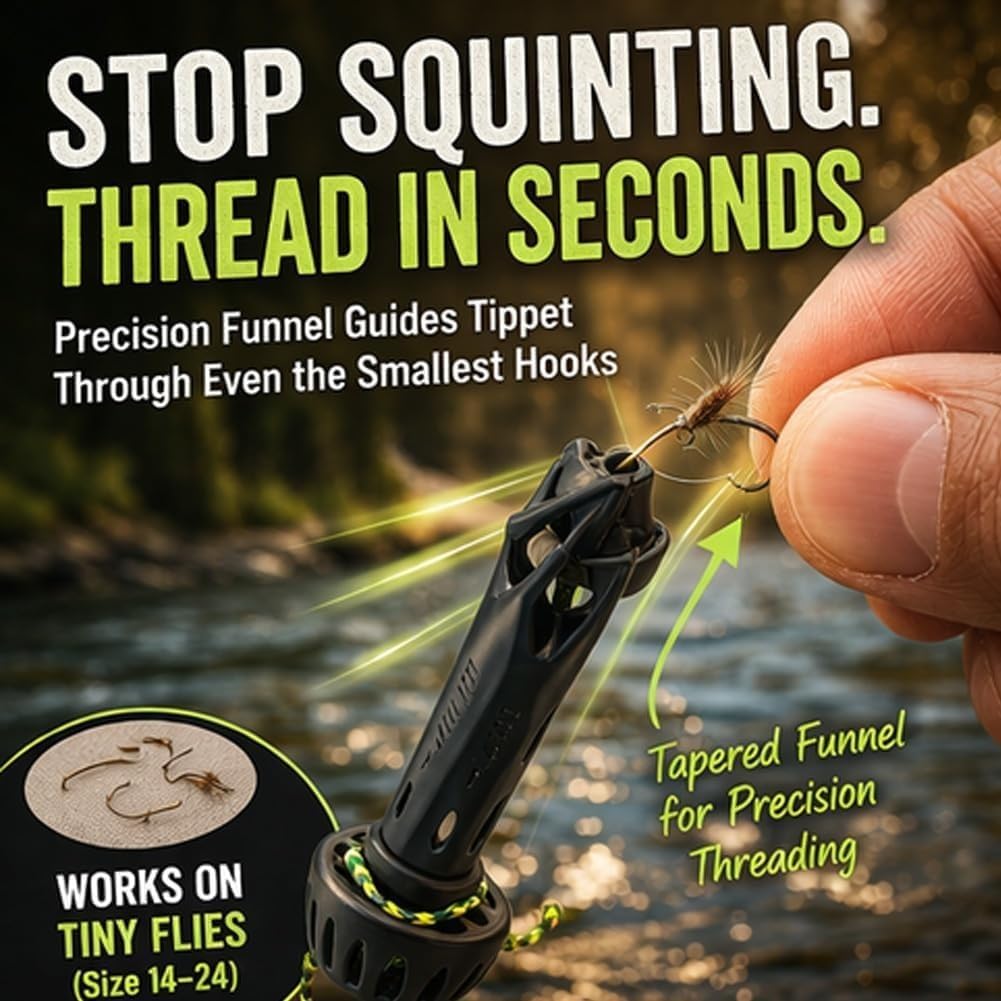 Portable Magnetic Fly Threader - Fishing Line Winder recension och pris