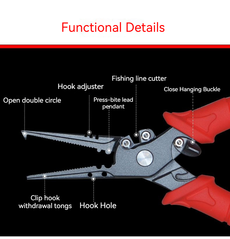 High-Precision Luya Pliers Mul - Fishing Line Cutter recension och pris