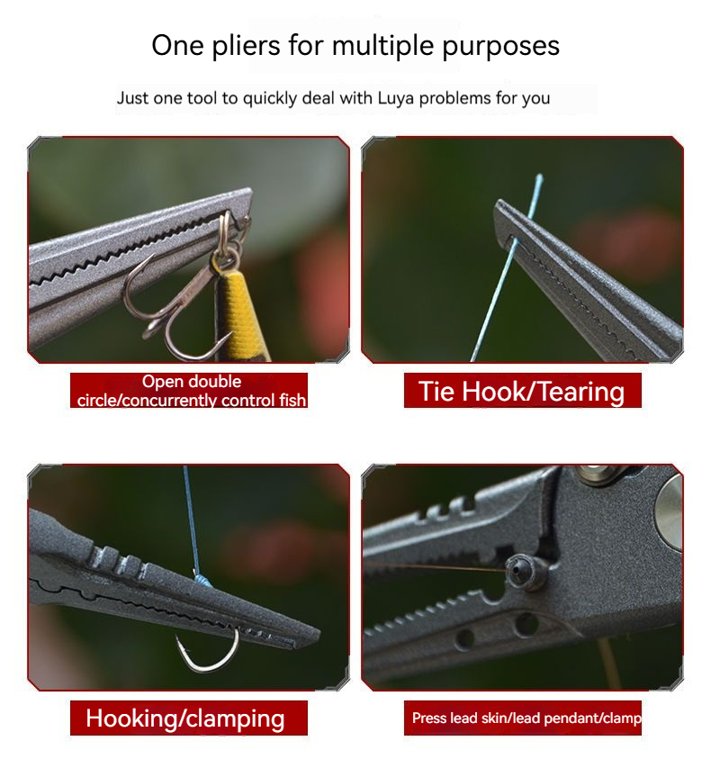 High-Precision Luya Pliers Mul - Fishing Line Cutter recension och pris