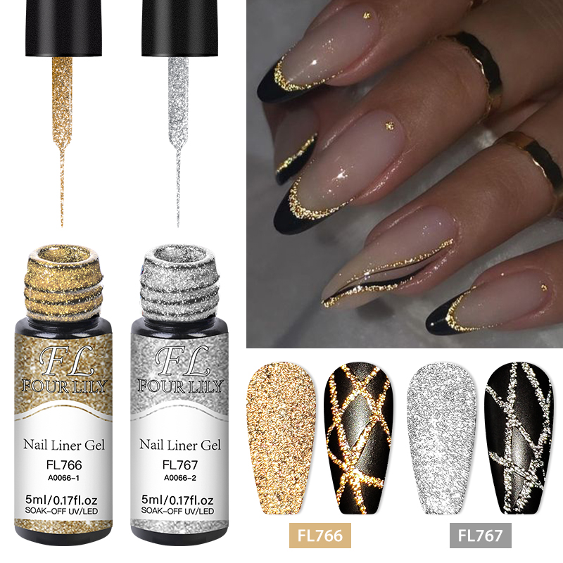 Gold Silver Reflective Glitter - Copolymer Line recension och pris