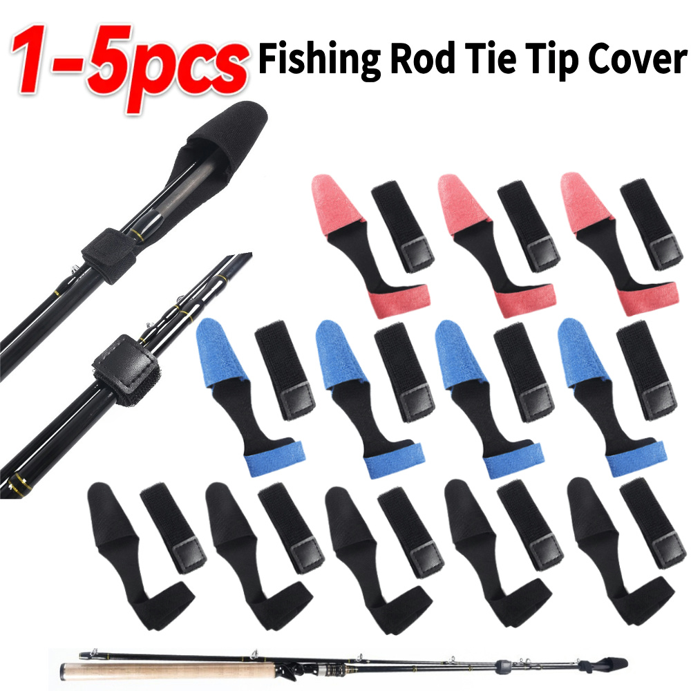 1-5PCS Fishing Rod Tie Tip Cov - Fishing Line Box recension och pris