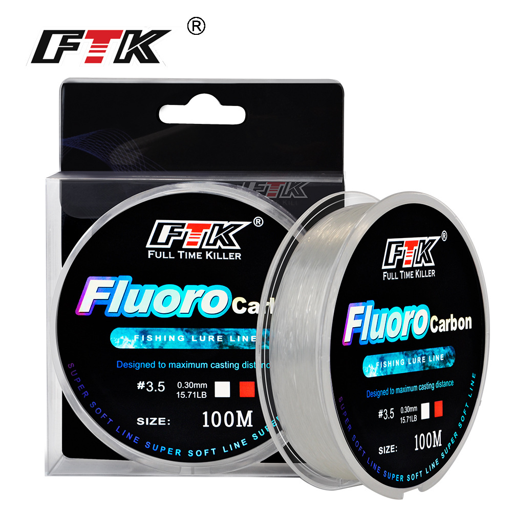 100M Fluorocarbon Coating Fish - Fluorocarbon Line recension och pris