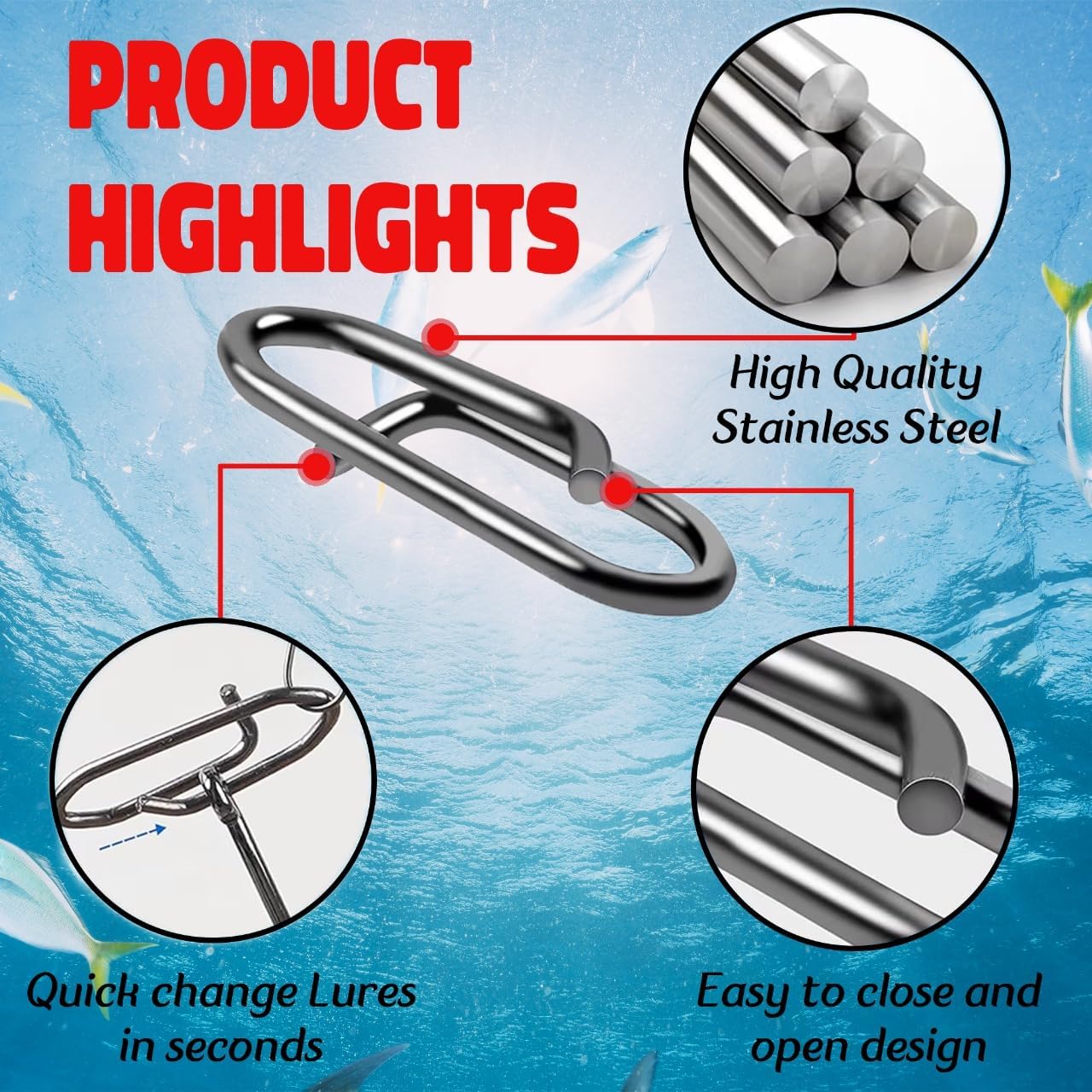 9KM Fishing Snap Kit 110pcs Po - Saltwater Line recension och pris