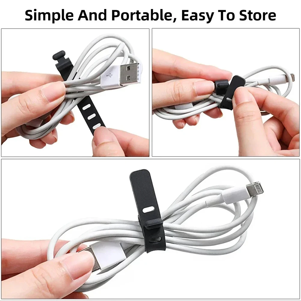 1/5/10 PCS Silicone Cable Mana - Tippet Line recension och pris