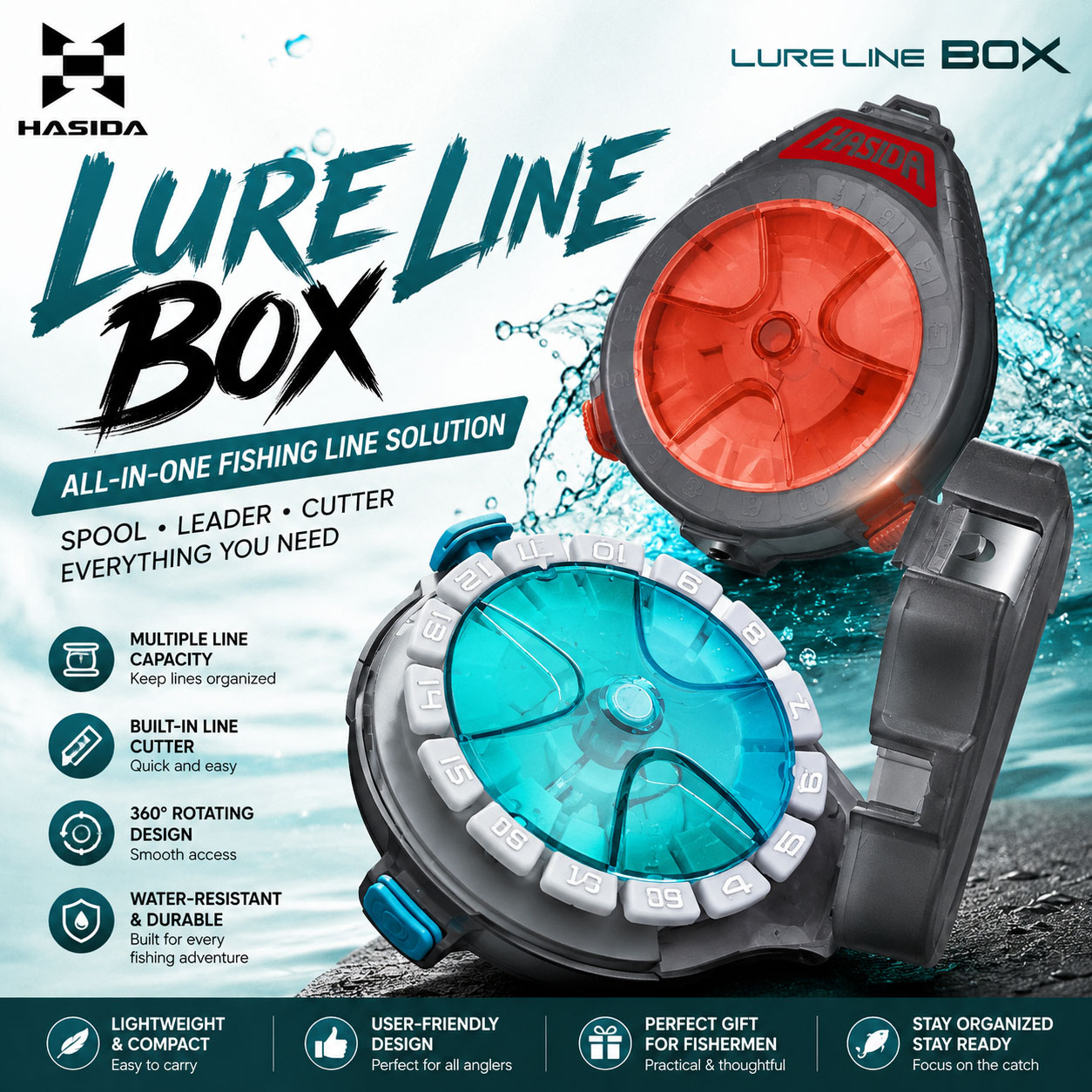HASIDA Sub Line Box Fishing Ta - Fishing Line Box recension och pris
