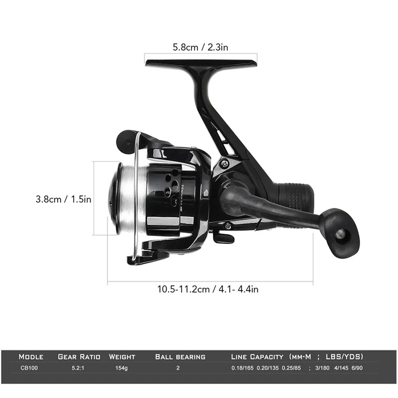 BRAVMAK 2.1/ 2.3 mTelescopic F - Fishing Line Spooler recension och pris
