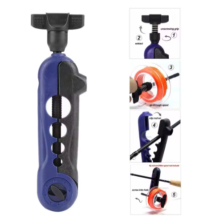 Blue Portable Fishing Line Win - Fishing Line Spooler recension och pris